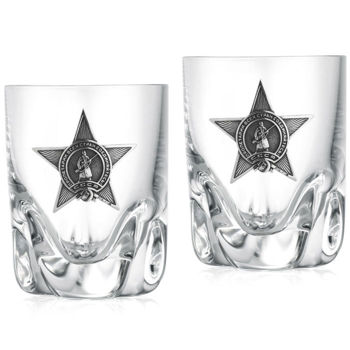 Vodka set "Red Star" for 6 people